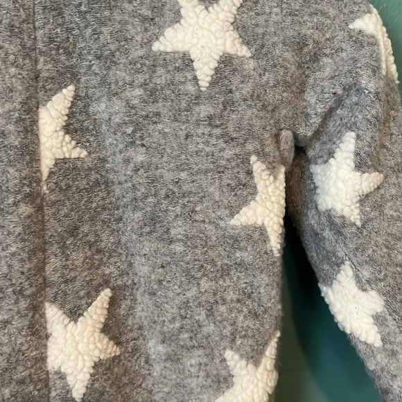 Baby Gap Gray And White Star Coat Size 4 - Picture 10 of 15